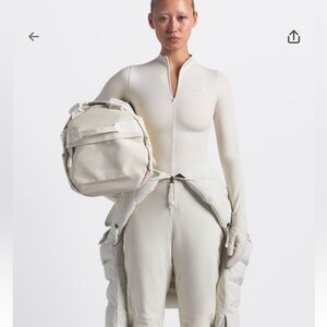 SKIMS x THE NORTH FACE Small Base Camp Duffle Bag in Bone. NWT.